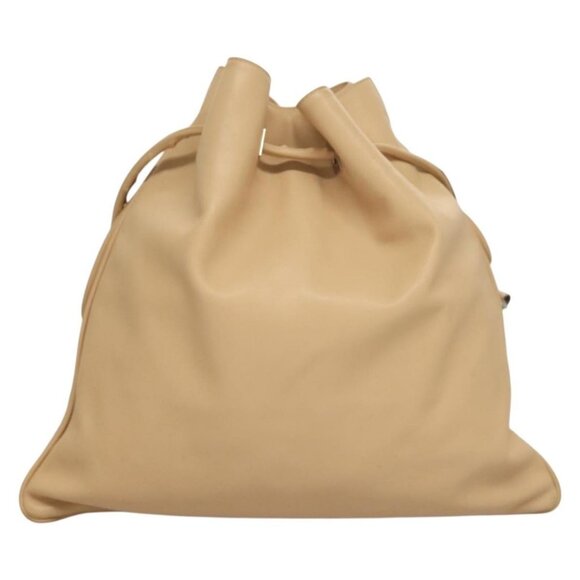 GUCCI Shoulder Bag Leather Beige Silver Auth bs27650 - Picture 3 of 16